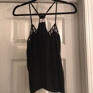 Black Racerback Tank Top